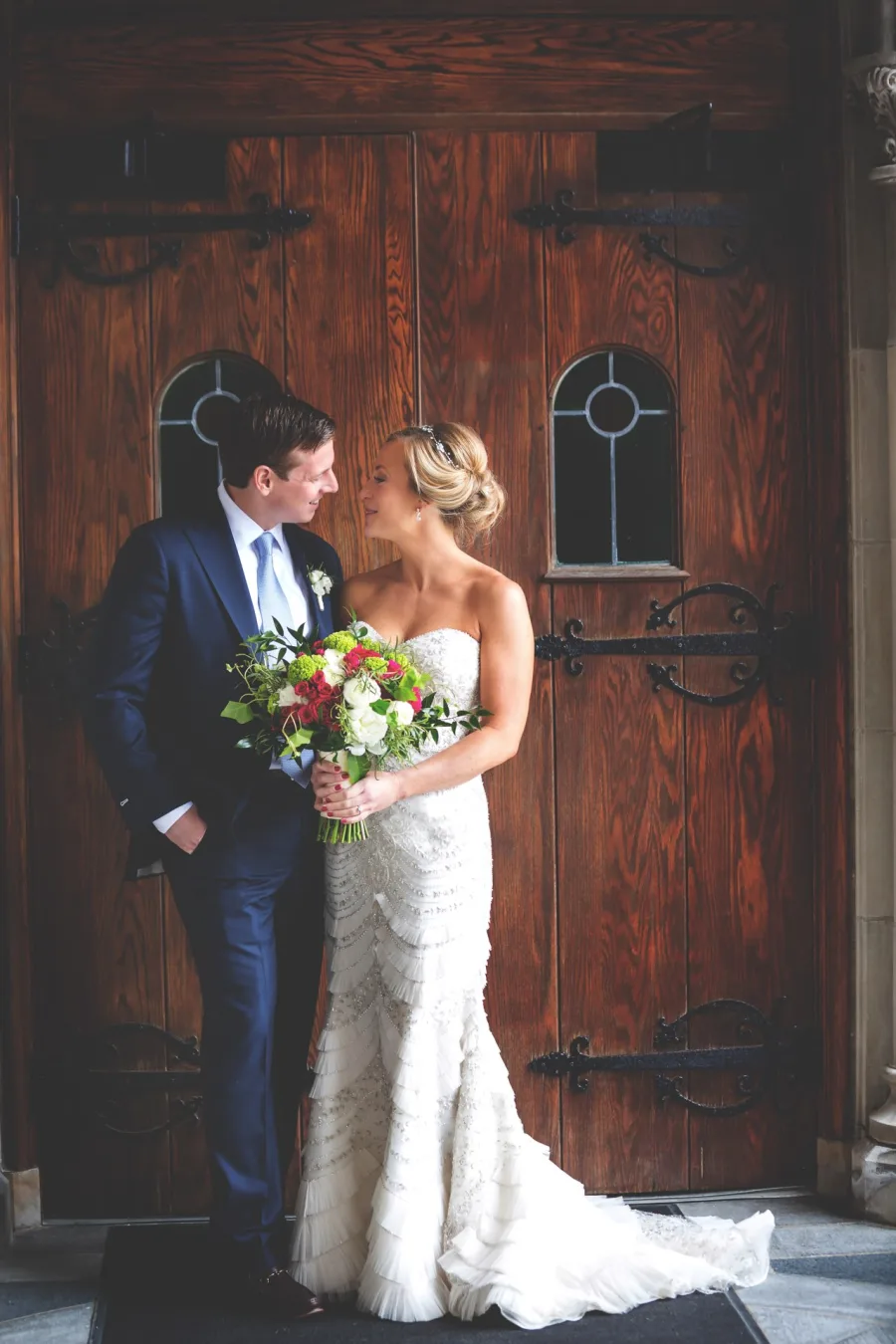 Wedding couple photographed by Michelle Carpenter